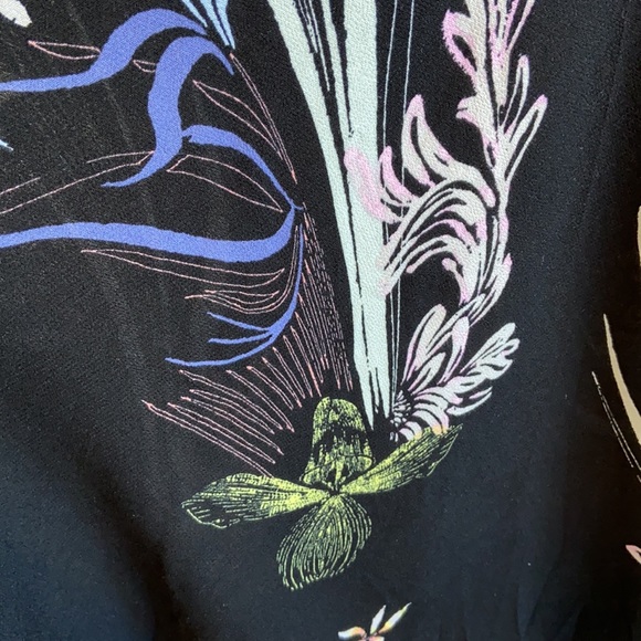 Free People Clear Skies Tie Cold Shoulder Tunic or Dress, M - Picture 11 of 16